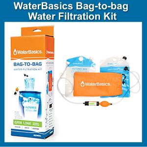 WaterBasics Bag-TO-Bag Water Filtration Kit (SM67252)